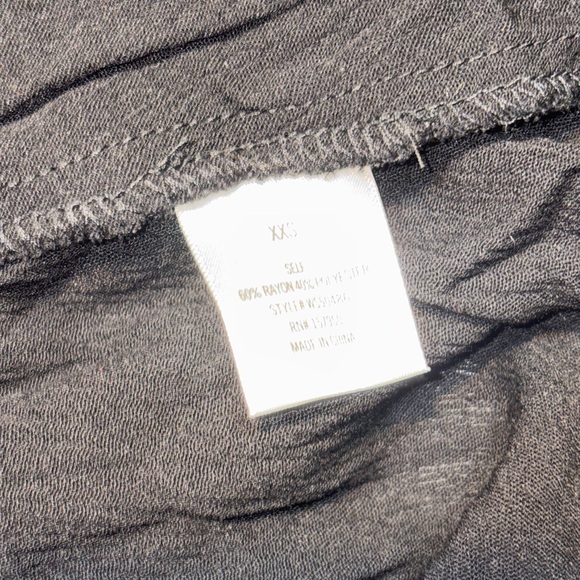 Blue Rain mini-length "peasant" or "shift" style dress deep V-neckline XXS - Picture 6 of 7